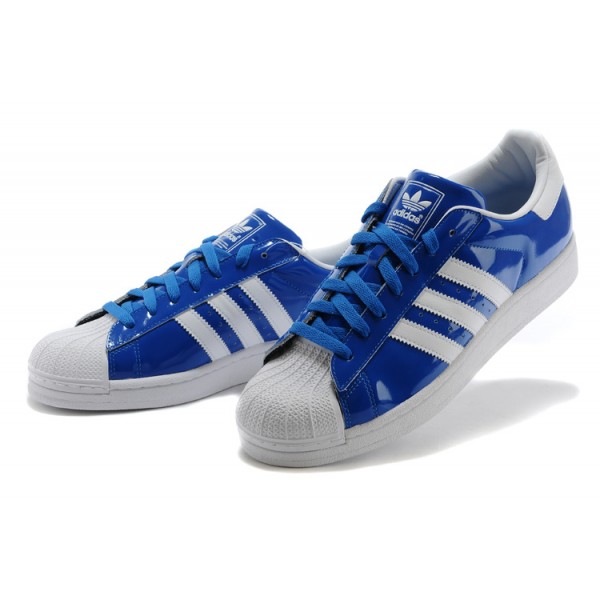 adidas superstar fleur bleu